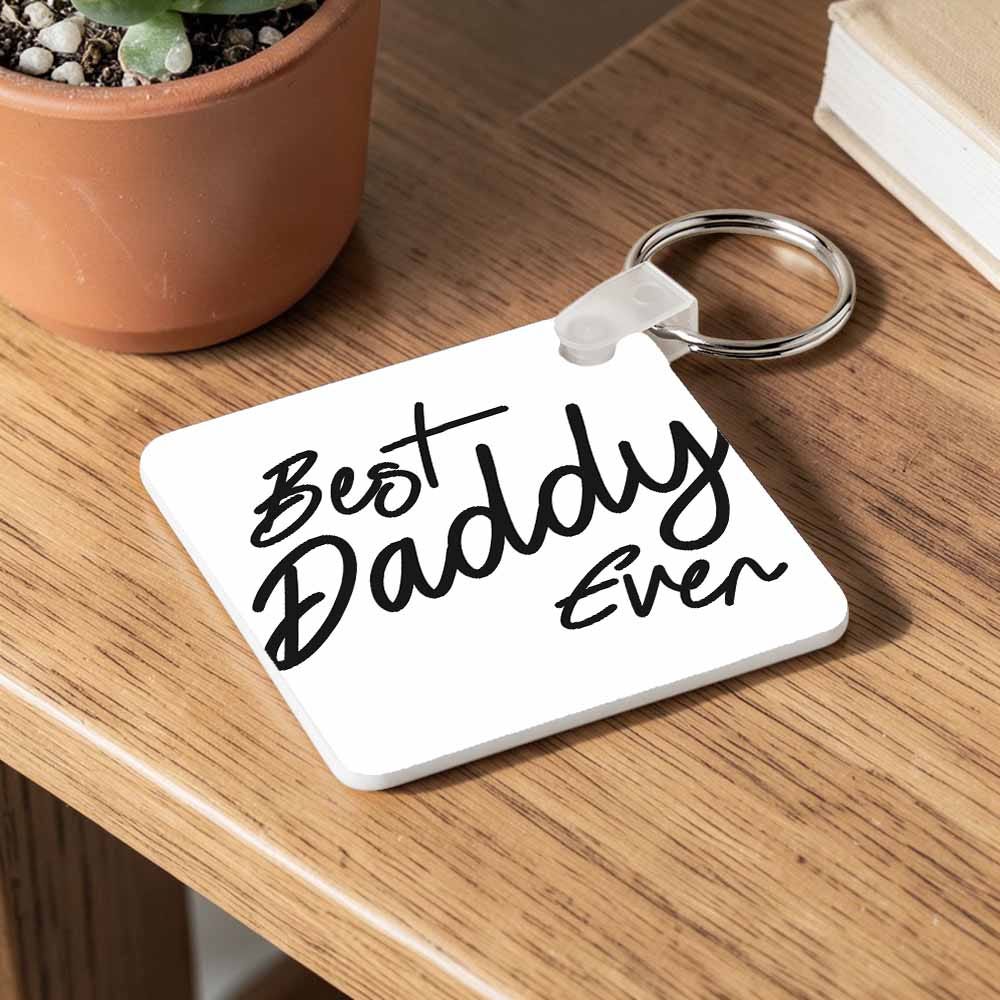 Dad Keychain With Picture