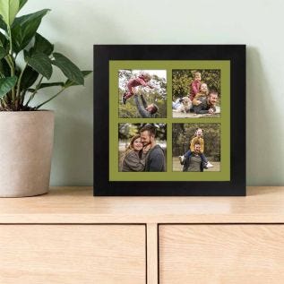 Square Mounted Collage Framed Print