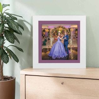 Square Mounted Photo Framed Print