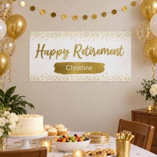 Personalised Retirement Banner