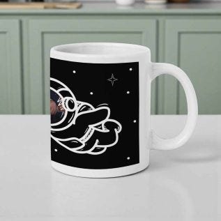 Dad Spaceman Photo Mug