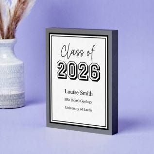 "Class of..." Graduation Photo Block