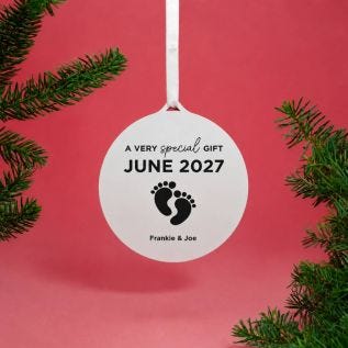Baby Announcement Hanging Decoration