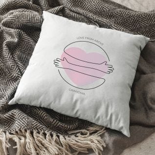 Personalised Memorial Hug Cushion