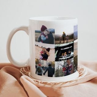 18 Photos Collage Mug