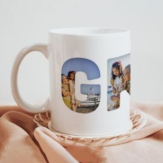 Gran Letters Photo Mug