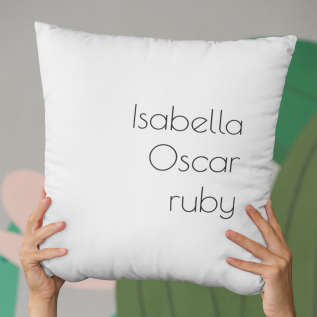 Personalised Names Cushion