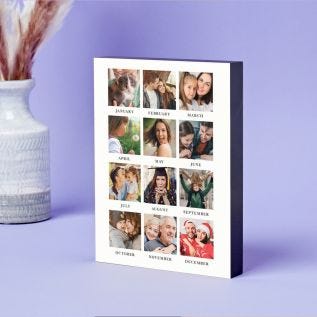 Year Collage Photo Block