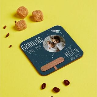 Grandad Moon Photo Coaster