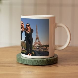 Photo & Text Mug  - Right Handed