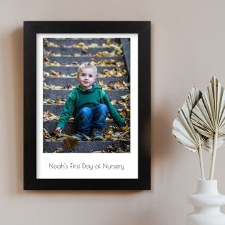 First Day of School Framed Print