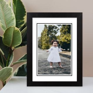 Bordered Photo Framed Print