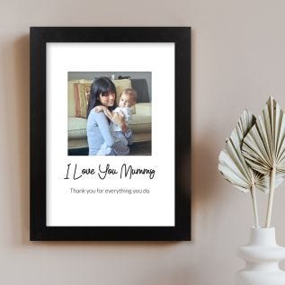 "I Love You Mummy" Framed Print