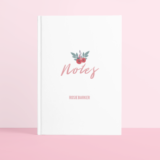 Flowers Name Notebook