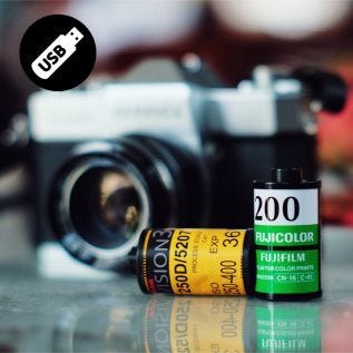 35mm Film Processing to USB Only
