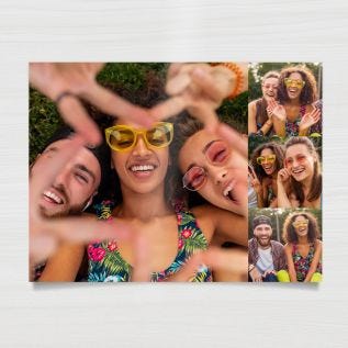 4-Image Mixed Collage Photo Print (8x6”)