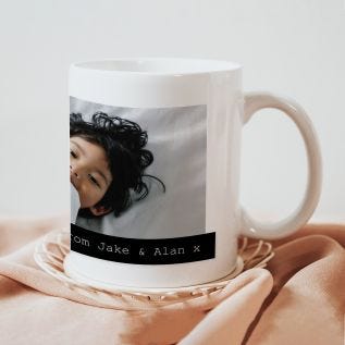 Single Photo & Text Mug