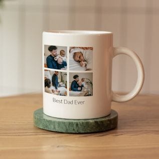 Grid Collage Photo Mug
