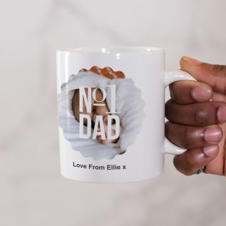 Number 1 Dad Photo Mug