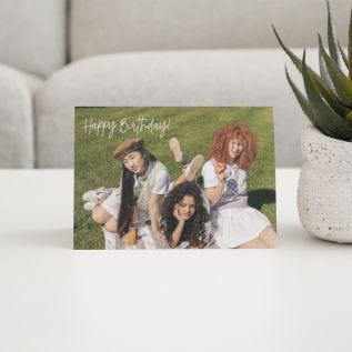 Photo & Text Card - Landscape
