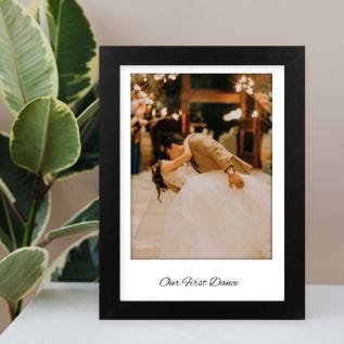 Photo & Text Framed Print