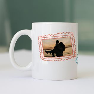 Scribbled Frame Photo Mug