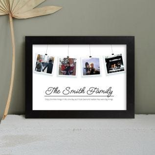 Hanging Small Photos Framed Print