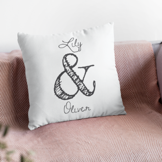 Personalised Names Canvas Cushion