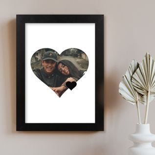  Heart Photo Framed Print