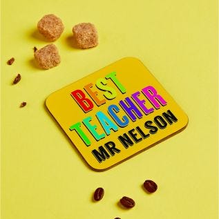 Best Teacher Coaster
