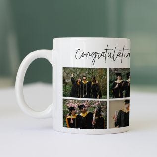 8 Photos Collage Mug