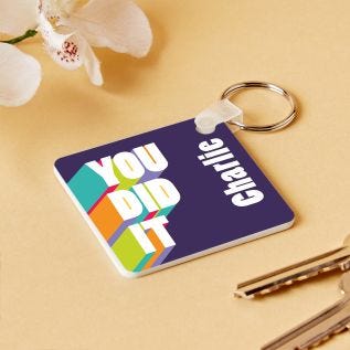 "You Did It"  Keyring