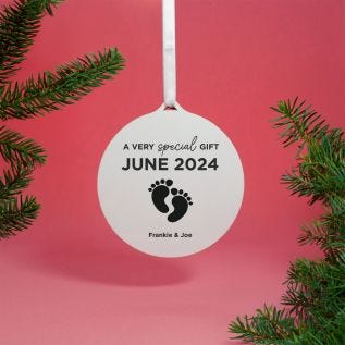 Baby Announcement Hanging Decoration