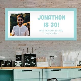 Blue Photo Banner