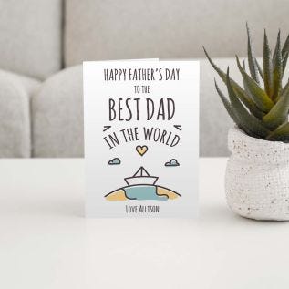 World’s Best Dad Card