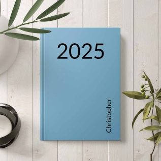 Year & Name Personalised Diary