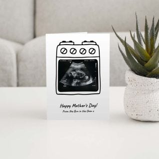Bun in the Oven Mother's Day Card