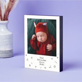 Star 1st Birthday Photo Block
