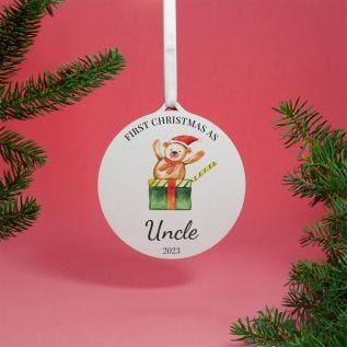 "First Christmas As..." Gift Hanging Decoration