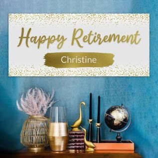 Personalised Retirement Banner