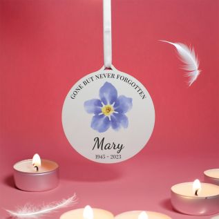 "Gone But Never Forgotten" Memorial Hanging Decoration