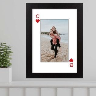Heart Playing Card Framed Print