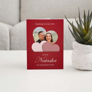 Love Heart Valentine's Card