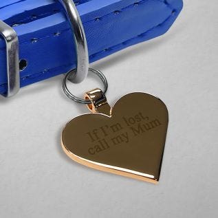 Heart Personalised Pet Tag