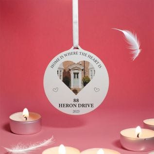 "Home Is Where The Heart Is" Hanging Decoration