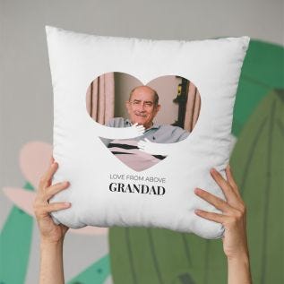 Memorial Hug Photo Cushion