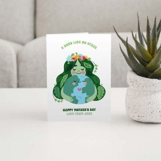 Personalised Mother Earth Card