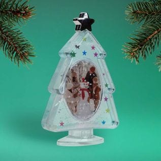 Christmas Tree Photo Snow Globe