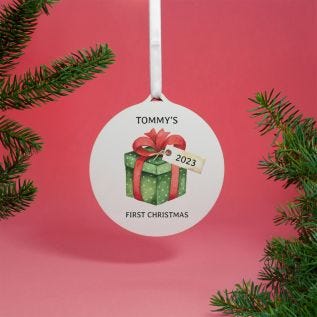 First Christmas Gift Hanging Decoration