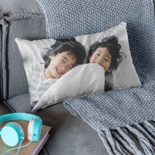 Rectangular Suede Photo Cushion